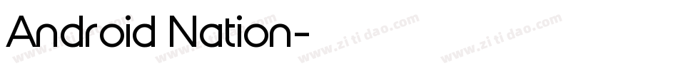 Android Nation字体转换